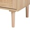 Baxton Studio Harrison MidCentury Modern Natural Brown Finished Wood and Natural Rattan 3Drawer Sideboard 223-12938-ZORO - alternate 10